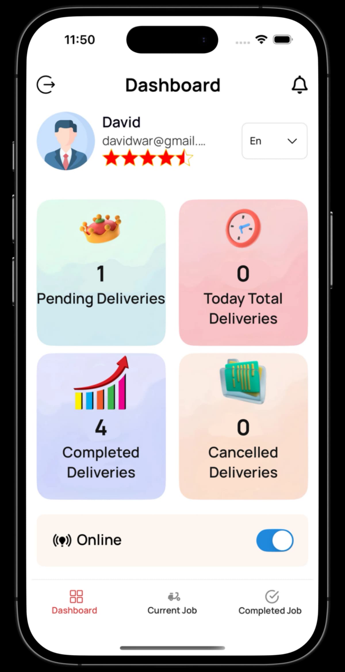 Delivery Partner uploading documents for verification in food delivery app development platform