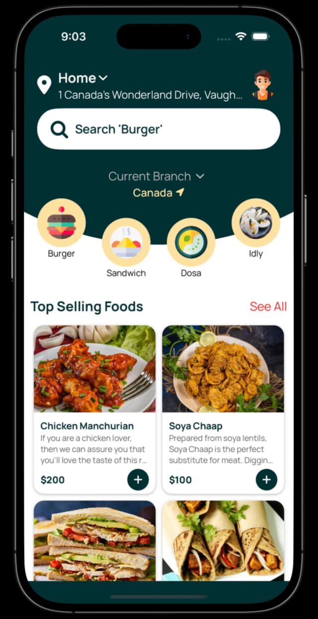 Prozen Eats screen 3