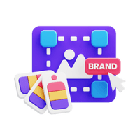 Branding and graphic design showcasing logos, visual identity, and creative marketing materials