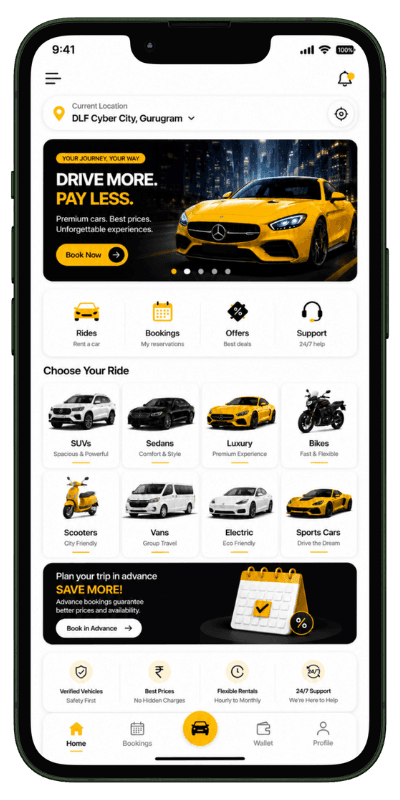 Prozen Rent product screen 3