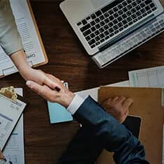 Prozensoft Technologies building trusted client partnerships through handshake and collaboration