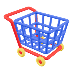 Grocery basket icon for grocery app development