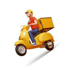 Grocery delivery agent app on mobile