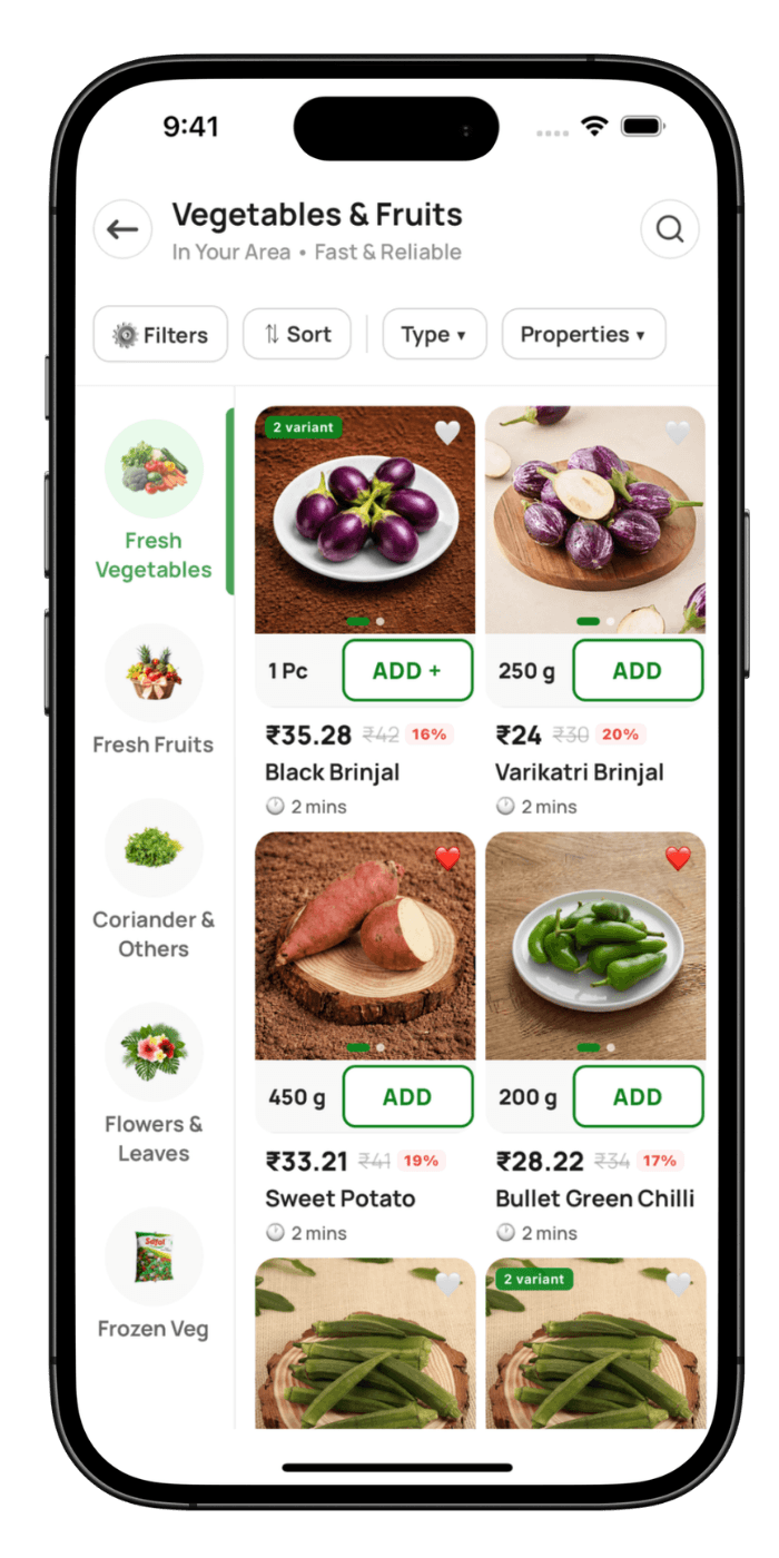Grocery delivery app live order tracking map