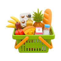 Grocery delivery mobile app showcasing categories, product selection, shopping cart, and delivery tracking