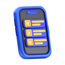 Illustration representing iOS app development services for iPhone and iPad applications