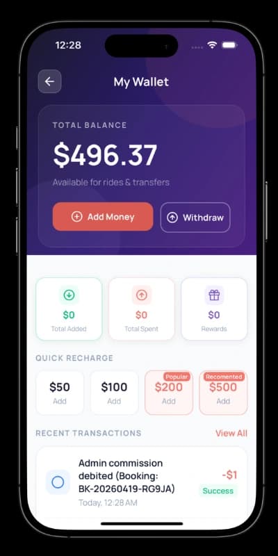 Partner combined earnings wallet across every module
