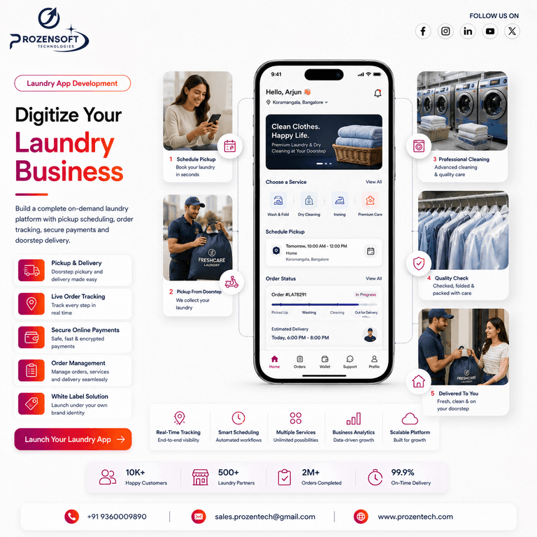 Laundry App Development Build a Smarter Laundry Business