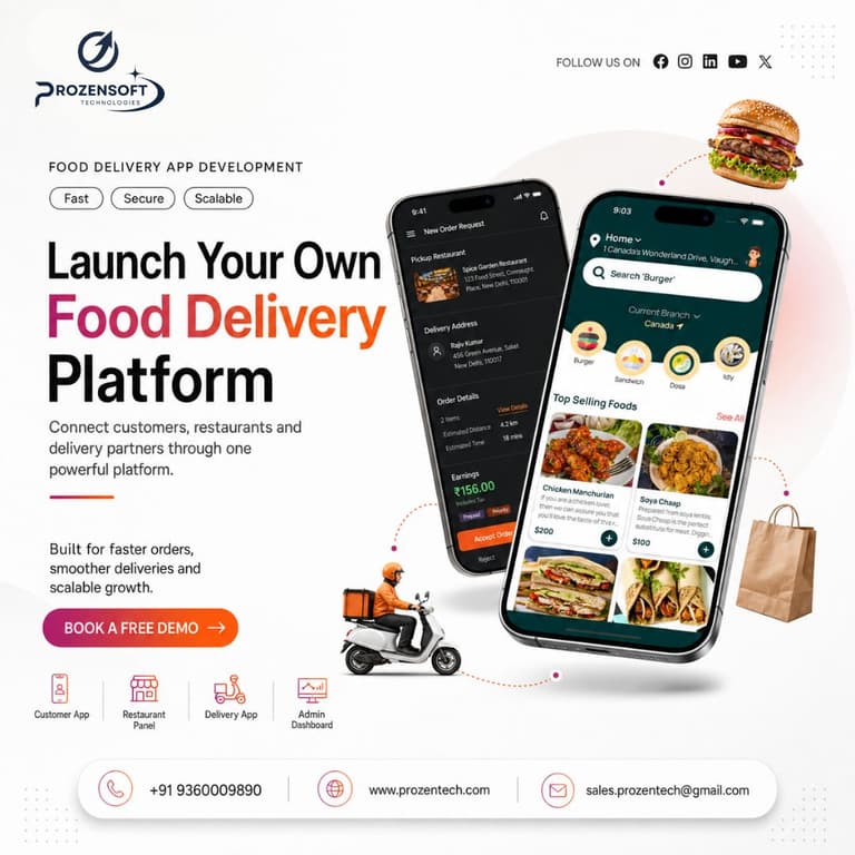 Build a Powerful Food Delivery App for Modern On-Demand Businesses