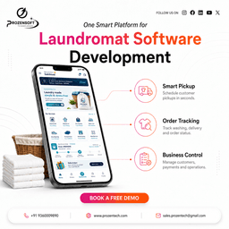 Laundromat Software Development for Building a Smarter and Scalable Laundry Business