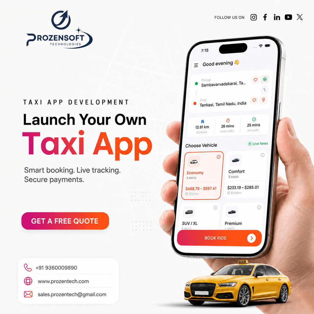 Taxi Booking App Development: Build a Scalable Ride-Hailing Platform for Modern Mobility Businesses