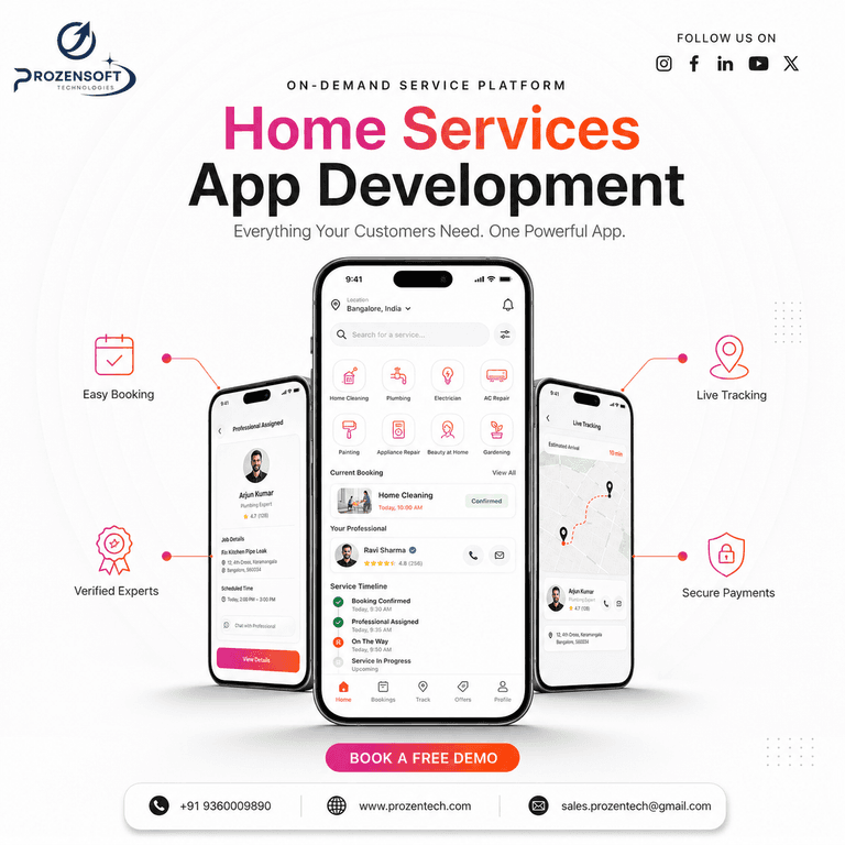 Home Services App Development | Build a Powerful On-Demand Service Marketplace