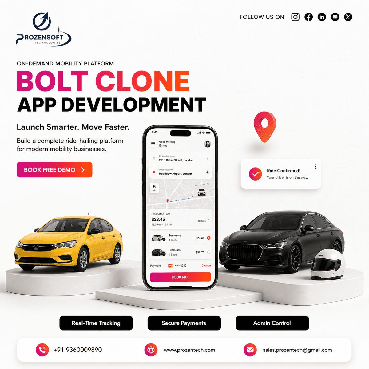 Bolt Clone App Development | Build a Powerful Ride-Hailing Platform for Your Business