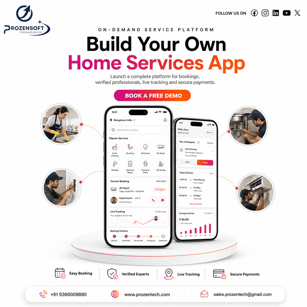Home Services App Development for Modern On-Demand Service Businesses
