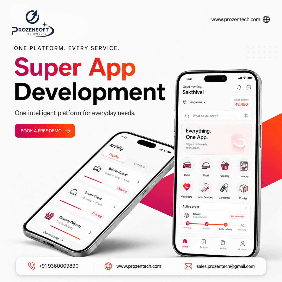 Super App Development for Creating an All-in-One Digital Business Ecosystem