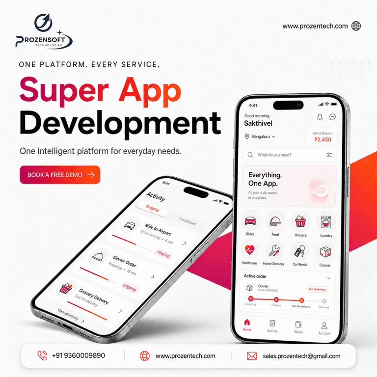 Super App Development for Creating an All-in-One Digital Business Ecosystem