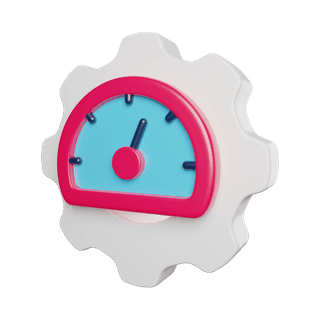 High performance and speed Performance speed meter showing high rating