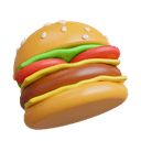 Burger food category in restaurant ordering app Burger category in food delivery app menu