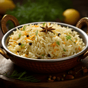 Rice dishes menu in food delivery app for online ordering Rice menu screen in a food delivery app for online restaurant orders