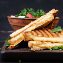 Sandwich dishes menu in food delivery app for online ordering Sandwich menu screen in a food delivery app for online restaurant orders