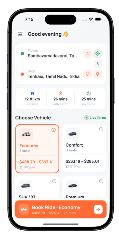 Prozen Rides screen 3