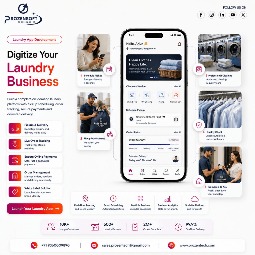 Laundry App Development Build a Smarter Laundry Business