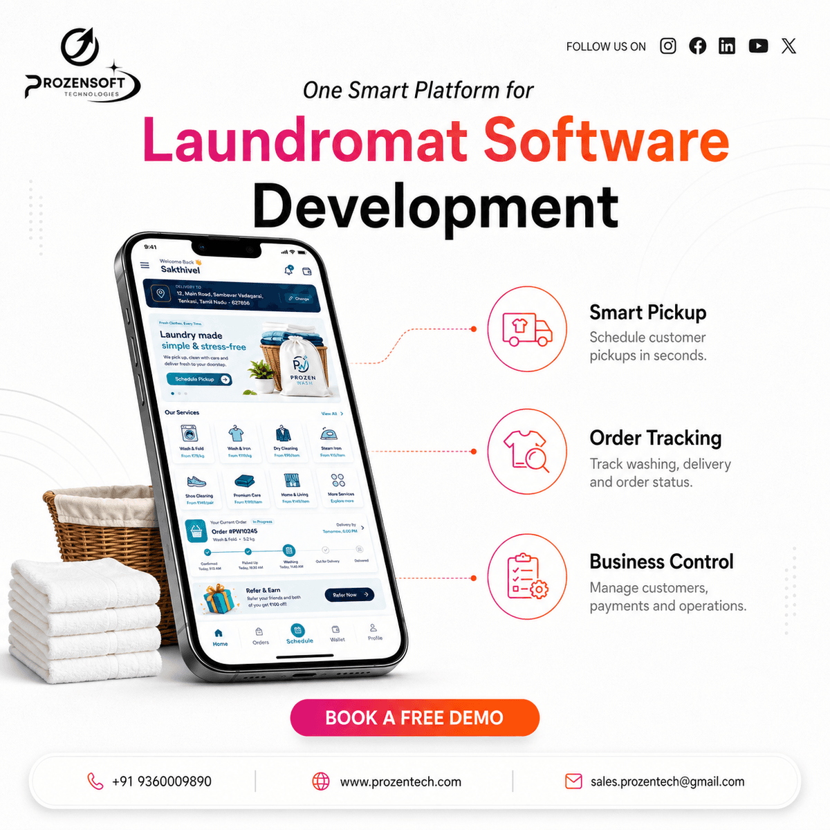 Laundromat Software Development for Building a Smarter and Scalable Laundry Business