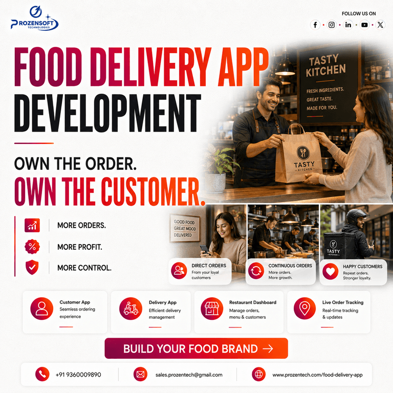 Food Delivery App Development: Build a Scalable Platform for Your Business