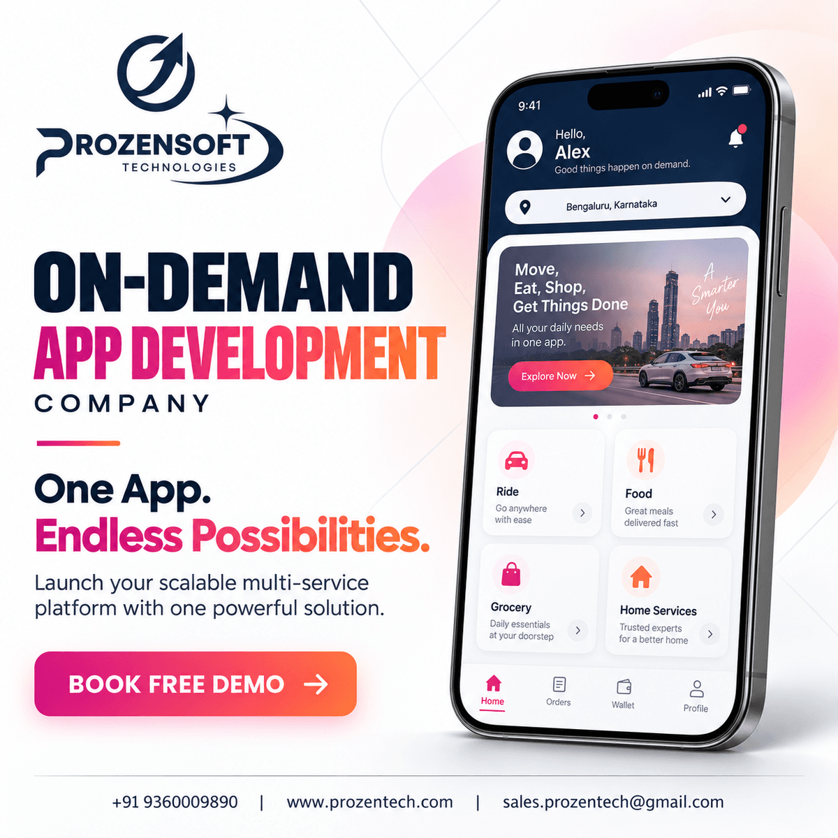 On Demand App Development Company | Build Scalable Digital Service Platforms