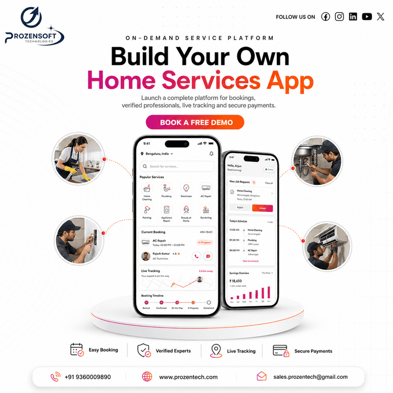 Home Services App Development for Modern On-Demand Service Businesses