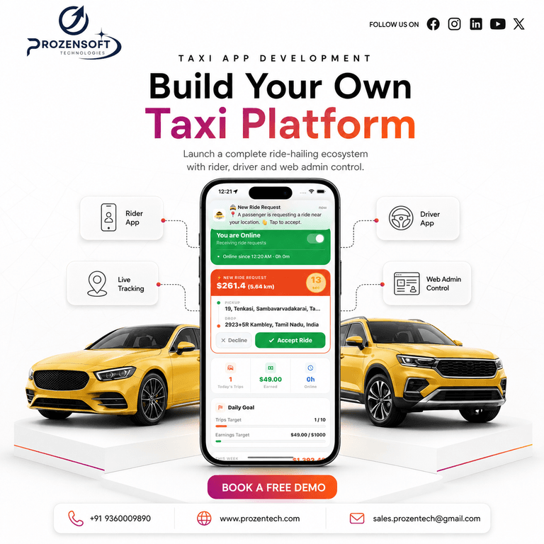 Taxi App Development for Building a Smarter Mobility Business